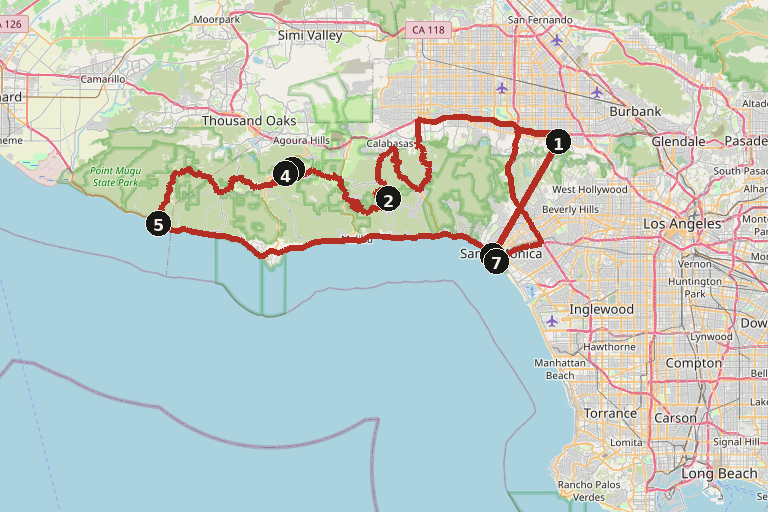 Map of The Ride Boundless Ride